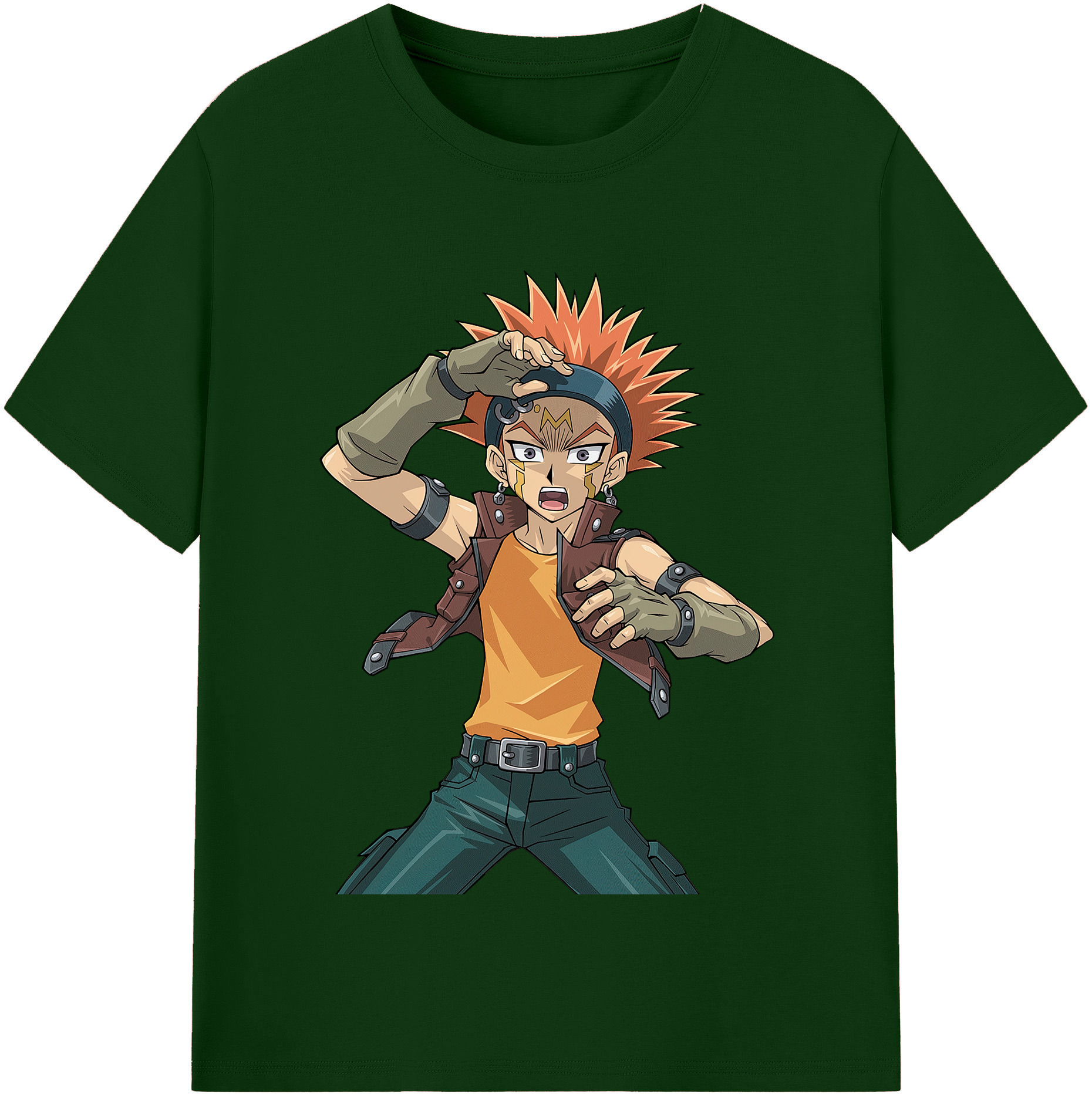 （画像用） 遊☆戯☆王 Yu-Gi-Oh! 綿100％半袖Tシャツ（フロントプリント）